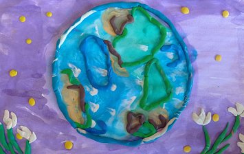 Праздничная открытка "Всемирный день земли"