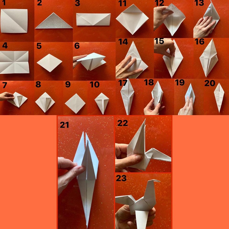 Оригами журавлик простой способ. Оригами Журавлик. Мастер класс оригами. Журавль из бумаги. Журавль из оригами.